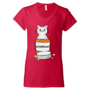 Softstyle® Women’s V-Neck T-Shirt Thumbnail