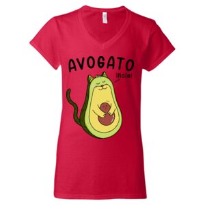 Softstyle® Women’s V-Neck T-Shirt Thumbnail