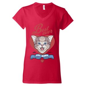 Softstyle® Women’s V-Neck T-Shirt Thumbnail