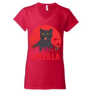 Softstyle® Women’s V-Neck T-Shirt Thumbnail