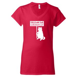 Softstyle® Women’s V-Neck T-Shirt Thumbnail