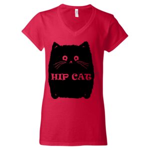 Softstyle® Women’s V-Neck T-Shirt Thumbnail