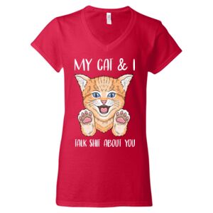 Softstyle® Women’s V-Neck T-Shirt Thumbnail
