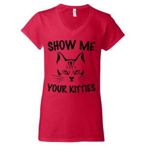 Softstyle® Women’s V-Neck T-Shirt Thumbnail