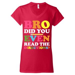 Softstyle® Women’s V-Neck T-Shirt Thumbnail