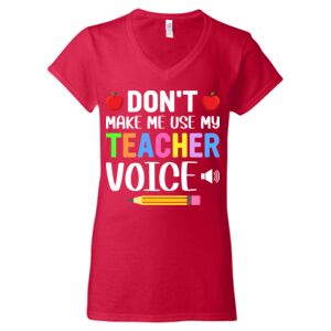 Softstyle® Women’s V-Neck T-Shirt Thumbnail
