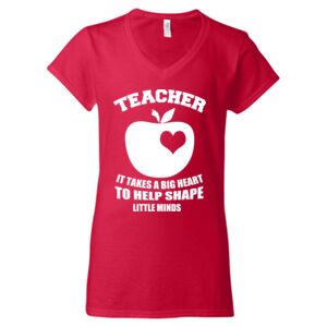 Softstyle® Women’s V-Neck T-Shirt Thumbnail