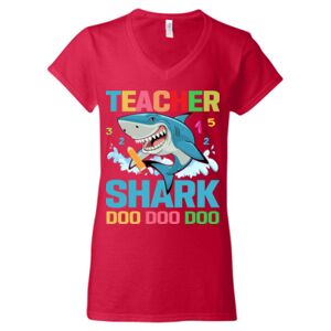 Softstyle® Women’s V-Neck T-Shirt Thumbnail