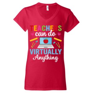 Softstyle® Women’s V-Neck T-Shirt Thumbnail