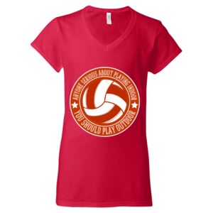Softstyle® Women’s V-Neck T-Shirt Thumbnail
