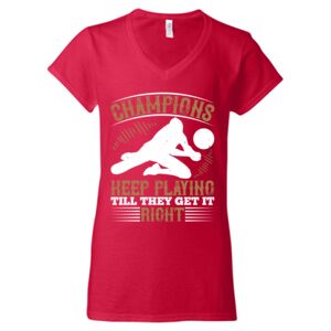 Softstyle® Women’s V-Neck T-Shirt Thumbnail