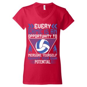 Softstyle® Women’s V-Neck T-Shirt Thumbnail