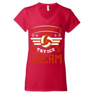 Softstyle® Women’s V-Neck T-Shirt Thumbnail