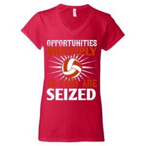 Softstyle® Women’s V-Neck T-Shirt Thumbnail