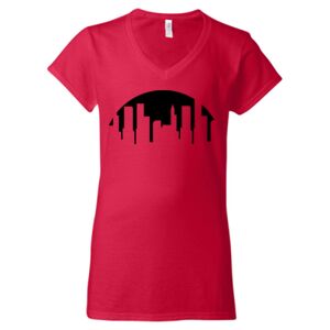 Softstyle® Women’s V-Neck T-Shirt Thumbnail
