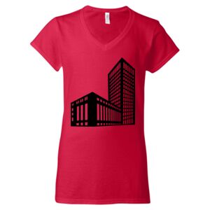 Softstyle® Women’s V-Neck T-Shirt Thumbnail