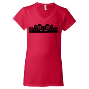 Softstyle® Women’s V-Neck T-Shirt Thumbnail