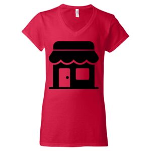 Softstyle® Women’s V-Neck T-Shirt Thumbnail