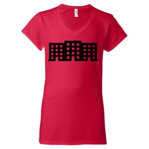 Softstyle® Women’s V-Neck T-Shirt Thumbnail