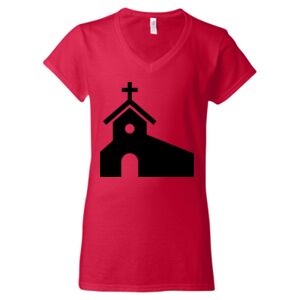 Softstyle® Women’s V-Neck T-Shirt Thumbnail