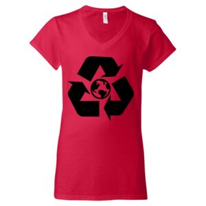 Softstyle® Women’s V-Neck T-Shirt Thumbnail