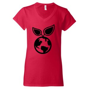 Softstyle® Women’s V-Neck T-Shirt Thumbnail