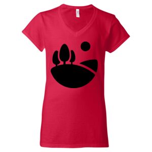 Softstyle® Women’s V-Neck T-Shirt Thumbnail