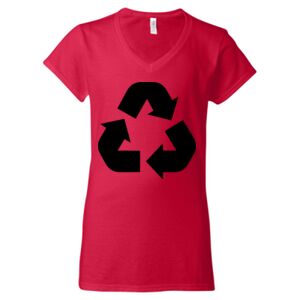 Softstyle® Women’s V-Neck T-Shirt Thumbnail