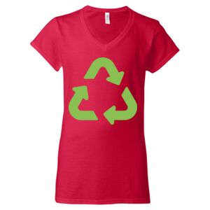 Softstyle® Women’s V-Neck T-Shirt Thumbnail