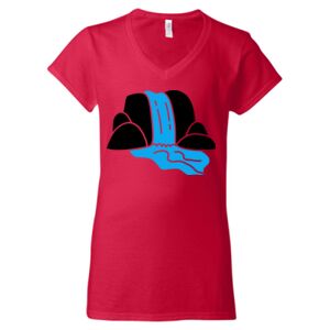 Softstyle® Women’s V-Neck T-Shirt Thumbnail
