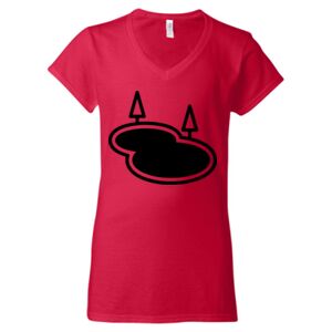 Softstyle® Women’s V-Neck T-Shirt Thumbnail