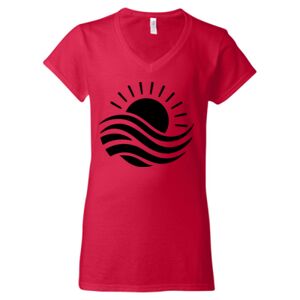 Softstyle® Women’s V-Neck T-Shirt Thumbnail