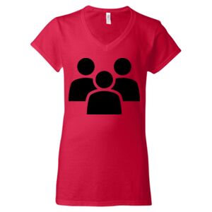 Softstyle® Women’s V-Neck T-Shirt Thumbnail