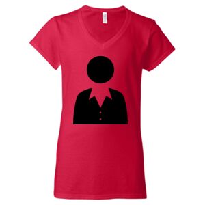 Softstyle® Women’s V-Neck T-Shirt Thumbnail