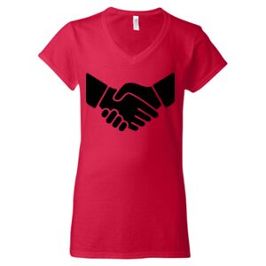 Softstyle® Women’s V-Neck T-Shirt Thumbnail