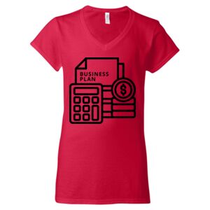 Softstyle® Women’s V-Neck T-Shirt Thumbnail