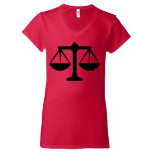 Softstyle® Women’s V-Neck T-Shirt Thumbnail