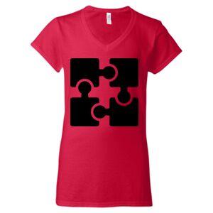 Softstyle® Women’s V-Neck T-Shirt Thumbnail