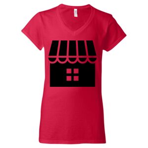Softstyle® Women’s V-Neck T-Shirt Thumbnail