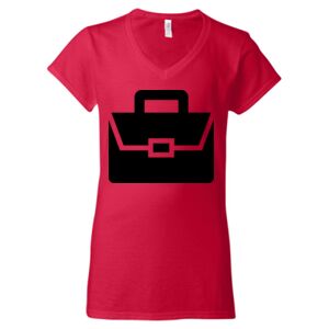 Softstyle® Women’s V-Neck T-Shirt Thumbnail