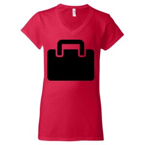 Softstyle® Women’s V-Neck T-Shirt Thumbnail