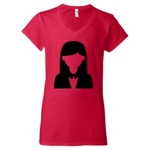 Softstyle® Women’s V-Neck T-Shirt Thumbnail