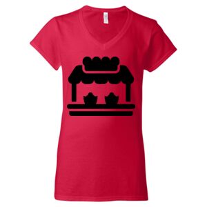 Softstyle® Women’s V-Neck T-Shirt Thumbnail