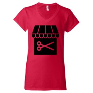 Softstyle® Women’s V-Neck T-Shirt Thumbnail