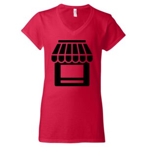 Softstyle® Women’s V-Neck T-Shirt Thumbnail