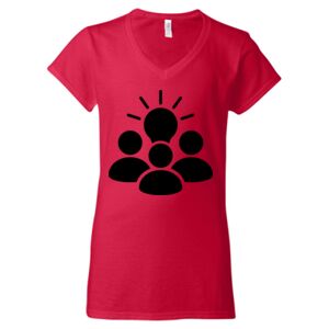 Softstyle® Women’s V-Neck T-Shirt Thumbnail