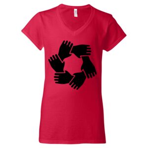 Softstyle® Women’s V-Neck T-Shirt Thumbnail