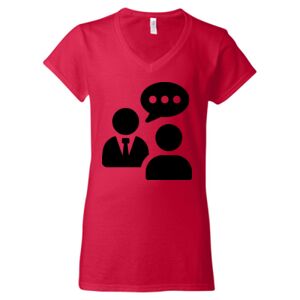 Softstyle® Women’s V-Neck T-Shirt Thumbnail