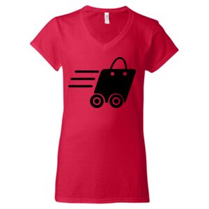 Softstyle® Women’s V-Neck T-Shirt Thumbnail