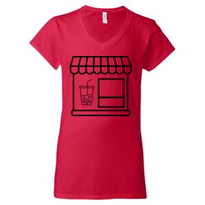 Softstyle® Women’s V-Neck T-Shirt Thumbnail